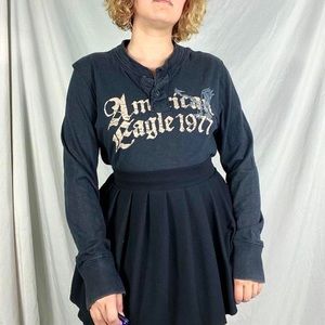 Y2K grungy American Eagle long sleeve🦅🖤